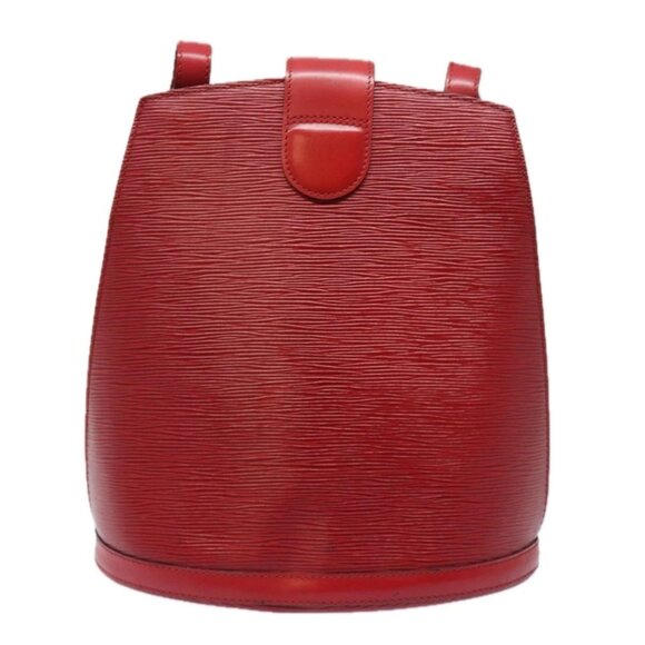 LOUIS VUITTON Epi Cluny Shoulder Bag Red M52257 LV Auth 81583 - Picture 2 of 16